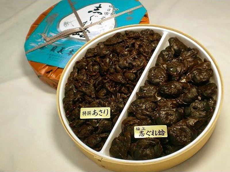 四日市の志ぐれ蛤・白魚紅梅煮・製造販売なら貝義本舗 | まるごと三重